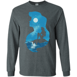 T-Shirts Dark Heather / S Mermaid Portrait Men's Long Sleeve T-Shirt