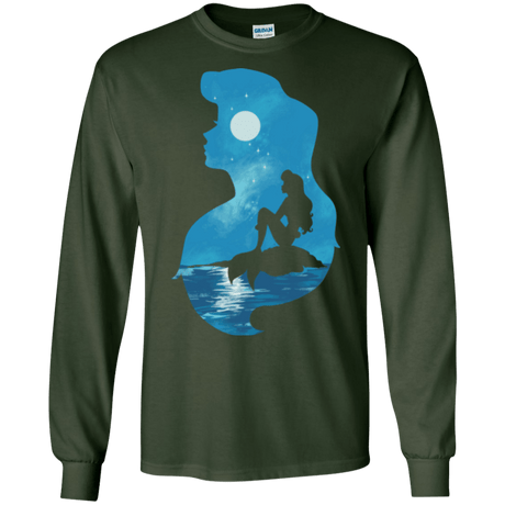 Mermaid Portrait Men's Long Sleeve T-Shirt