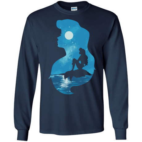 Mermaid Portrait Men's Long Sleeve T-Shirt