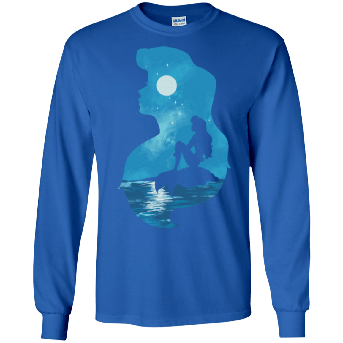 Mermaid Portrait Men's Long Sleeve T-Shirt