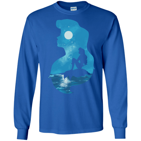 Mermaid Portrait Men's Long Sleeve T-Shirt