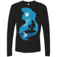 T-Shirts Black / S Mermaid Portrait Men's Premium Long Sleeve