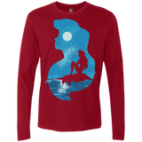 T-Shirts Cardinal / S Mermaid Portrait Men's Premium Long Sleeve