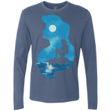 T-Shirts Indigo / S Mermaid Portrait Men's Premium Long Sleeve