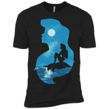 T-Shirts Black / X-Small Mermaid Portrait Men's Premium T-Shirt