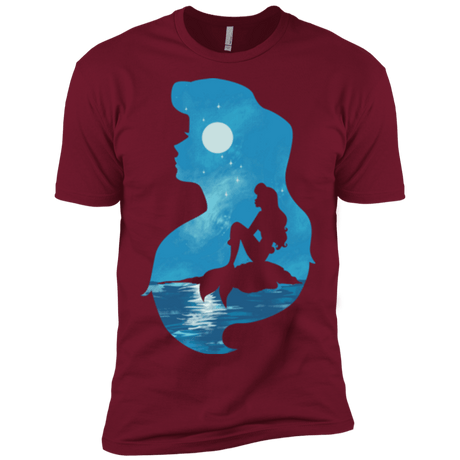 T-Shirts Cardinal / X-Small Mermaid Portrait Men's Premium T-Shirt