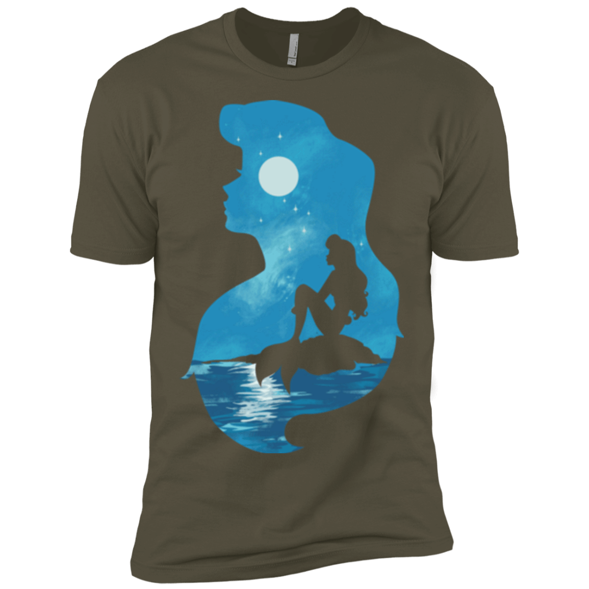 Mermaid Portrait Men's Premium T-Shirt