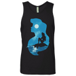 T-Shirts Black / S Mermaid Portrait Men's Premium Tank Top