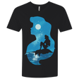 T-Shirts Black / X-Small Mermaid Portrait Men's Premium V-Neck