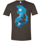 T-Shirts Dark Chocolate / S Mermaid Portrait Men's Semi-Fitted Softstyle