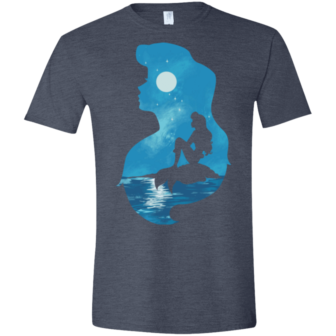 Mermaid Portrait Men's Semi-Fitted Softstyle