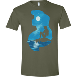 Mermaid Portrait Men's Semi-Fitted Softstyle