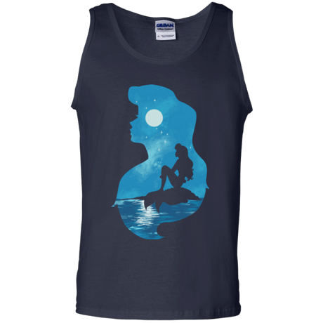 T-Shirts Navy / S Mermaid Portrait Men's Tank Top