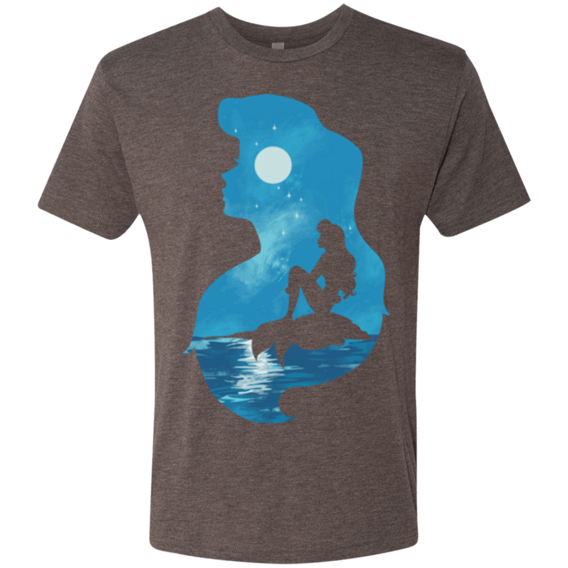 T-Shirts Macchiato / S Mermaid Portrait Men's Triblend T-Shirt