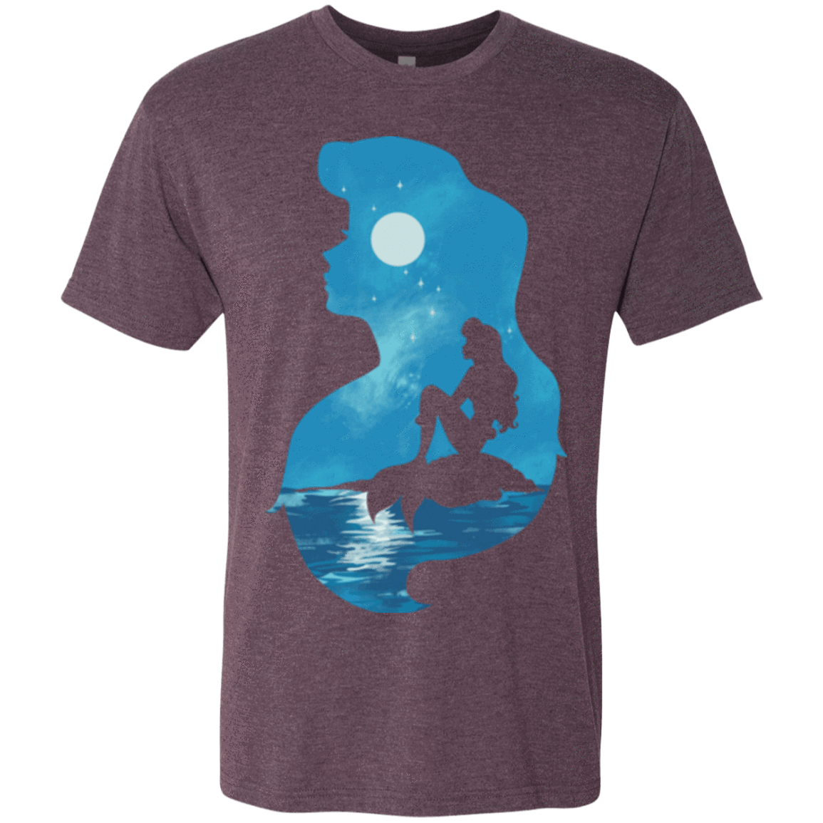 Mermaid Portrait Men's Triblend T-Shirt