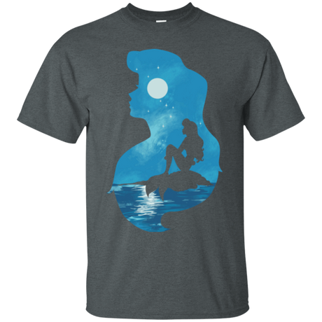 T-Shirts Dark Heather / S Mermaid Portrait T-Shirt