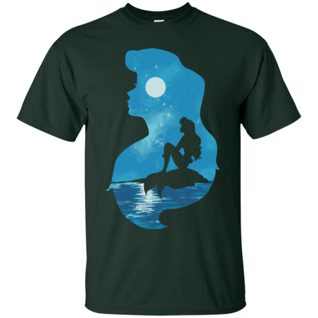 T-Shirts Forest / S Mermaid Portrait T-Shirt