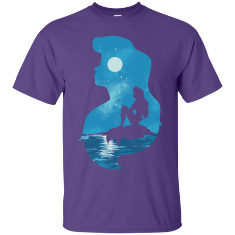 T-Shirts Purple / S Mermaid Portrait T-Shirt