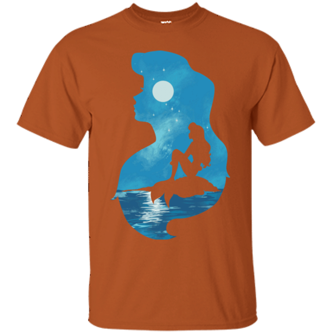 T-Shirts Texas Orange / S Mermaid Portrait T-Shirt
