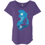 Mermaid Portrait Triblend Dolman Sleeve