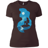 T-Shirts Dark Chocolate / X-Small Mermaid Portrait Women's Premium T-Shirt