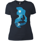 T-Shirts Indigo / X-Small Mermaid Portrait Women's Premium T-Shirt
