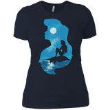 T-Shirts Midnight Navy / X-Small Mermaid Portrait Women's Premium T-Shirt