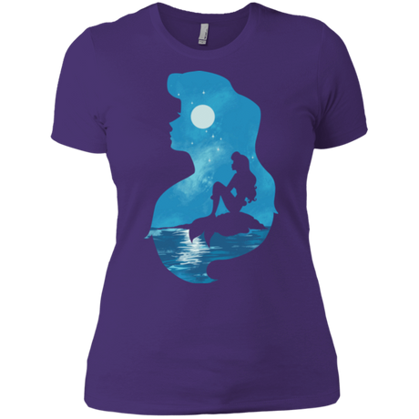 T-Shirts Purple Rush/ / X-Small Mermaid Portrait Women's Premium T-Shirt