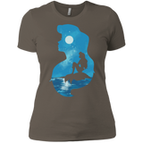 T-Shirts Warm Grey / X-Small Mermaid Portrait Women's Premium T-Shirt