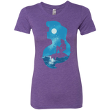 T-Shirts Purple Rush / S Mermaid Portrait Women's Triblend T-Shirt