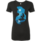 T-Shirts Vintage Black / S Mermaid Portrait Women's Triblend T-Shirt