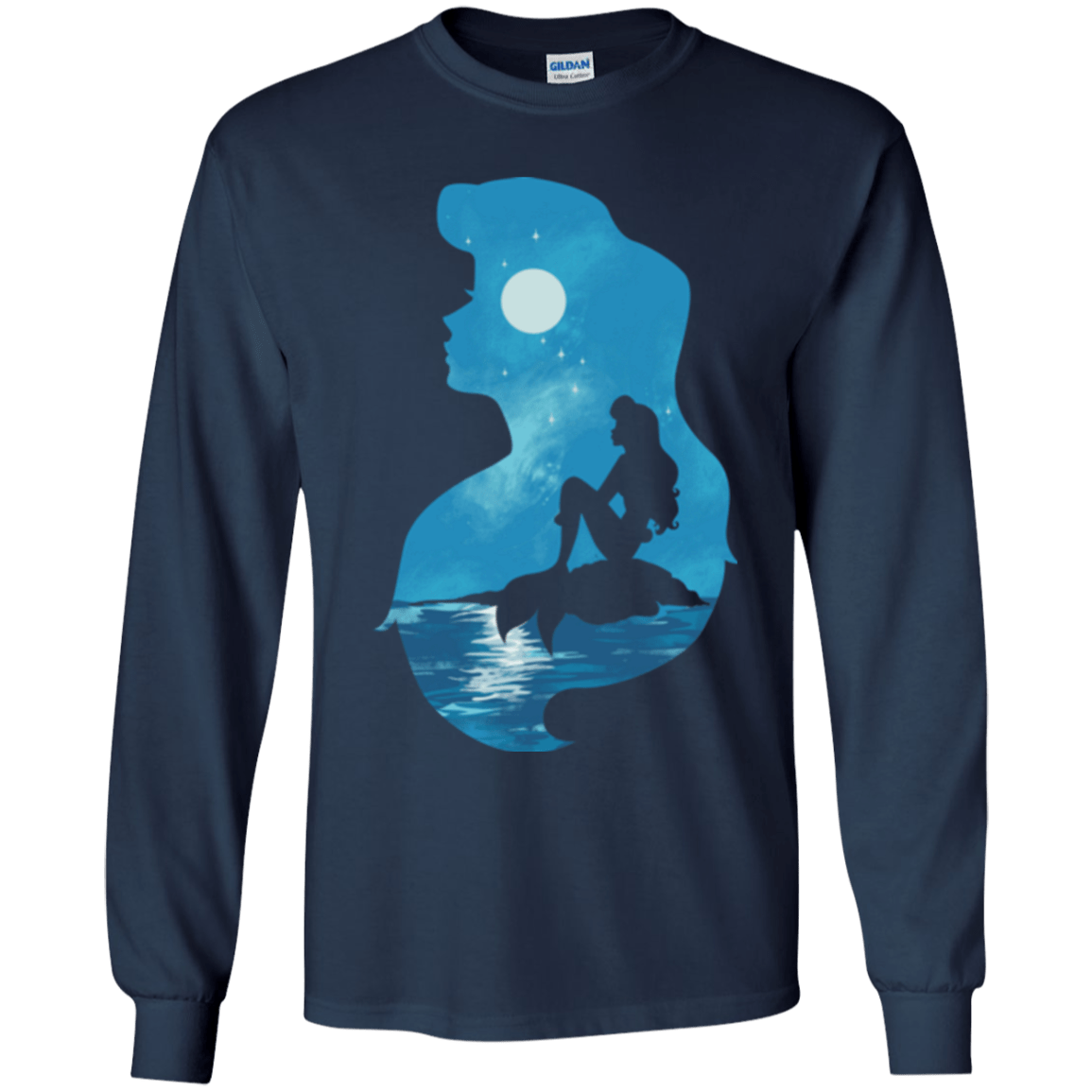 Mermaid Portrait Youth Long Sleeve T-Shirt