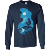 Mermaid Portrait Youth Long Sleeve T-Shirt