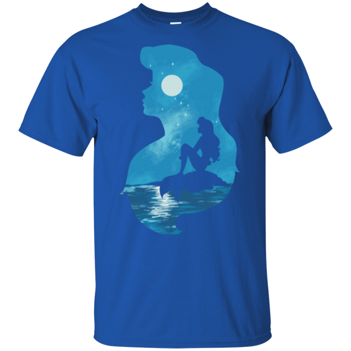 T-Shirts Royal / YXS Mermaid Portrait Youth T-Shirt
