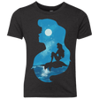T-Shirts Vintage Black / YXS Mermaid Portrait Youth Triblend T-Shirt