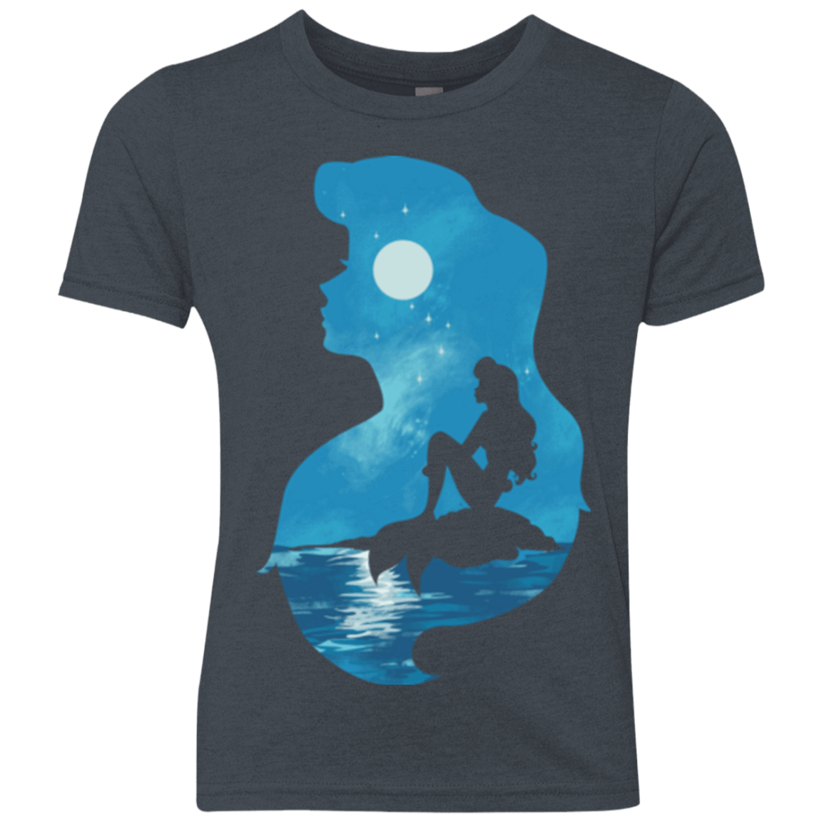 Mermaid Portrait Youth Triblend T-Shirt