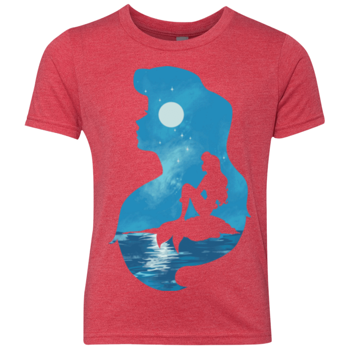 Mermaid Portrait Youth Triblend T-Shirt