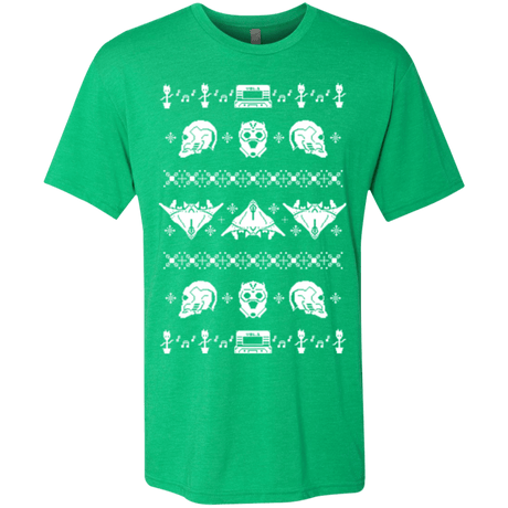 T-Shirts Envy / Small Merry Christmas A-Holes 2 Men's Triblend T-Shirt