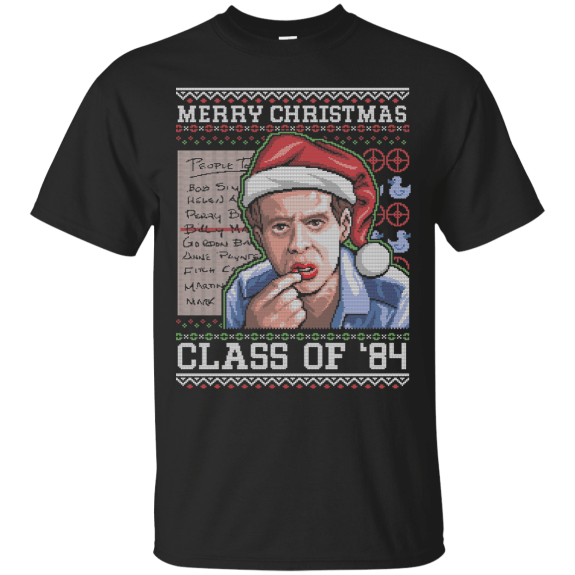 T-Shirts Black / S Merry Christmas Billy Madison T-Shirt
