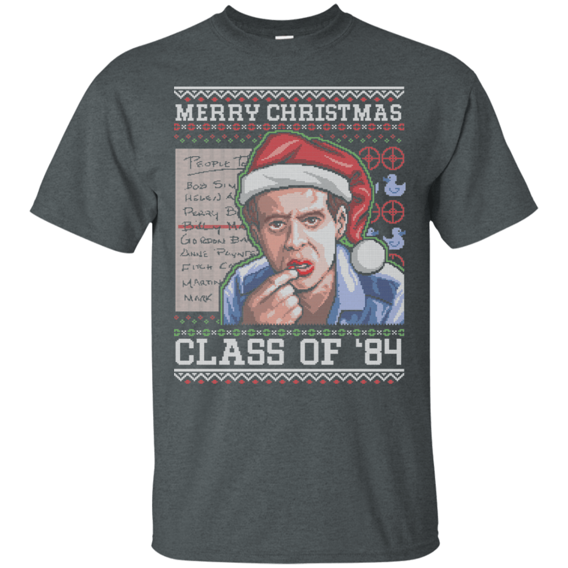T-Shirts Dark Heather / S Merry Christmas Billy Madison T-Shirt