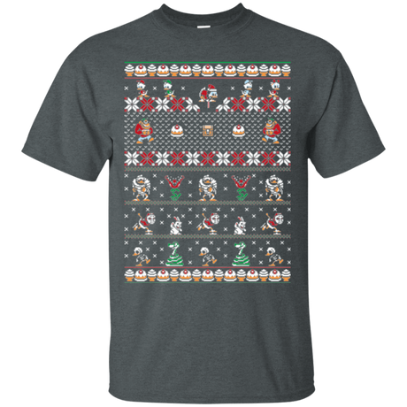T-Shirts Dark Heather / Small Merry Christmas Uncle Scrooge T-Shirt