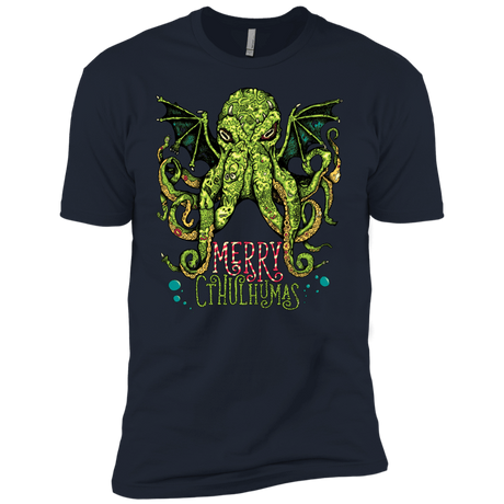 T-Shirts Midnight Navy / YXS Merry Cthulhumas Boys Premium T-Shirt