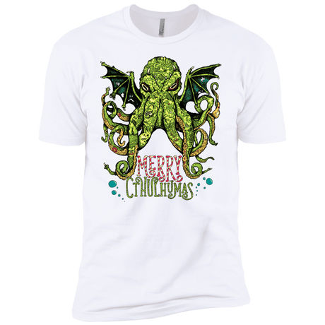 T-Shirts White / YXS Merry Cthulhumas Boys Premium T-Shirt