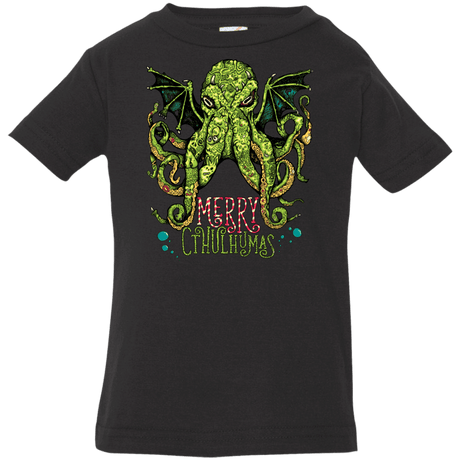 T-Shirts Black / 6 Months Merry Cthulhumas Infant PremiumT-Shirt
