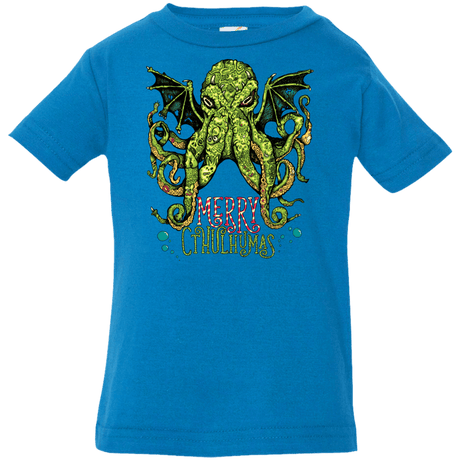 T-Shirts Cobalt / 6 Months Merry Cthulhumas Infant PremiumT-Shirt