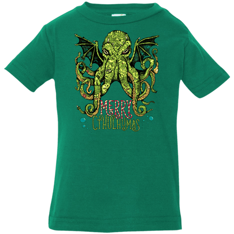 T-Shirts Kelly / 6 Months Merry Cthulhumas Infant PremiumT-Shirt