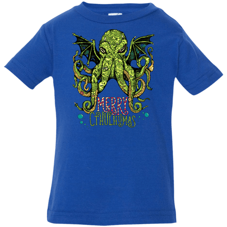 T-Shirts Royal / 6 Months Merry Cthulhumas Infant PremiumT-Shirt