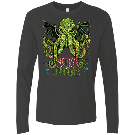 T-Shirts Heavy Metal / Small Merry Cthulhumas Men's Premium Long Sleeve