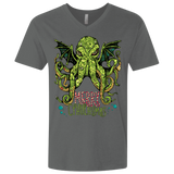 T-Shirts Heavy Metal / X-Small Merry Cthulhumas Men's Premium V-Neck
