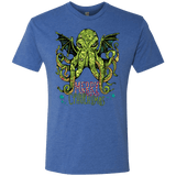 T-Shirts Vintage Royal / Small Merry Cthulhumas Men's Triblend T-Shirt
